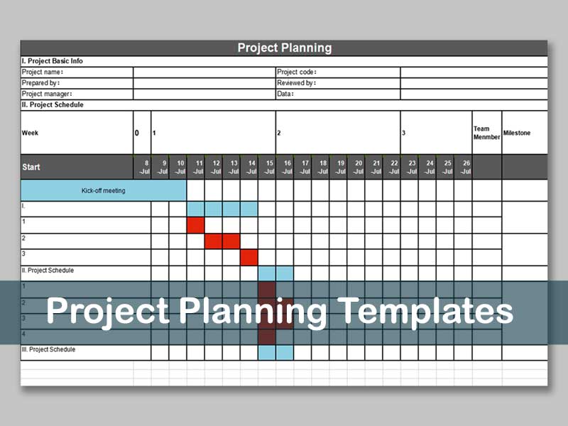 Project Planning Excel Template