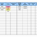 Project Change Log Template
