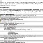 Project Kickoff Checklist Excel