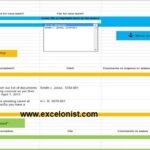 project document tracker template