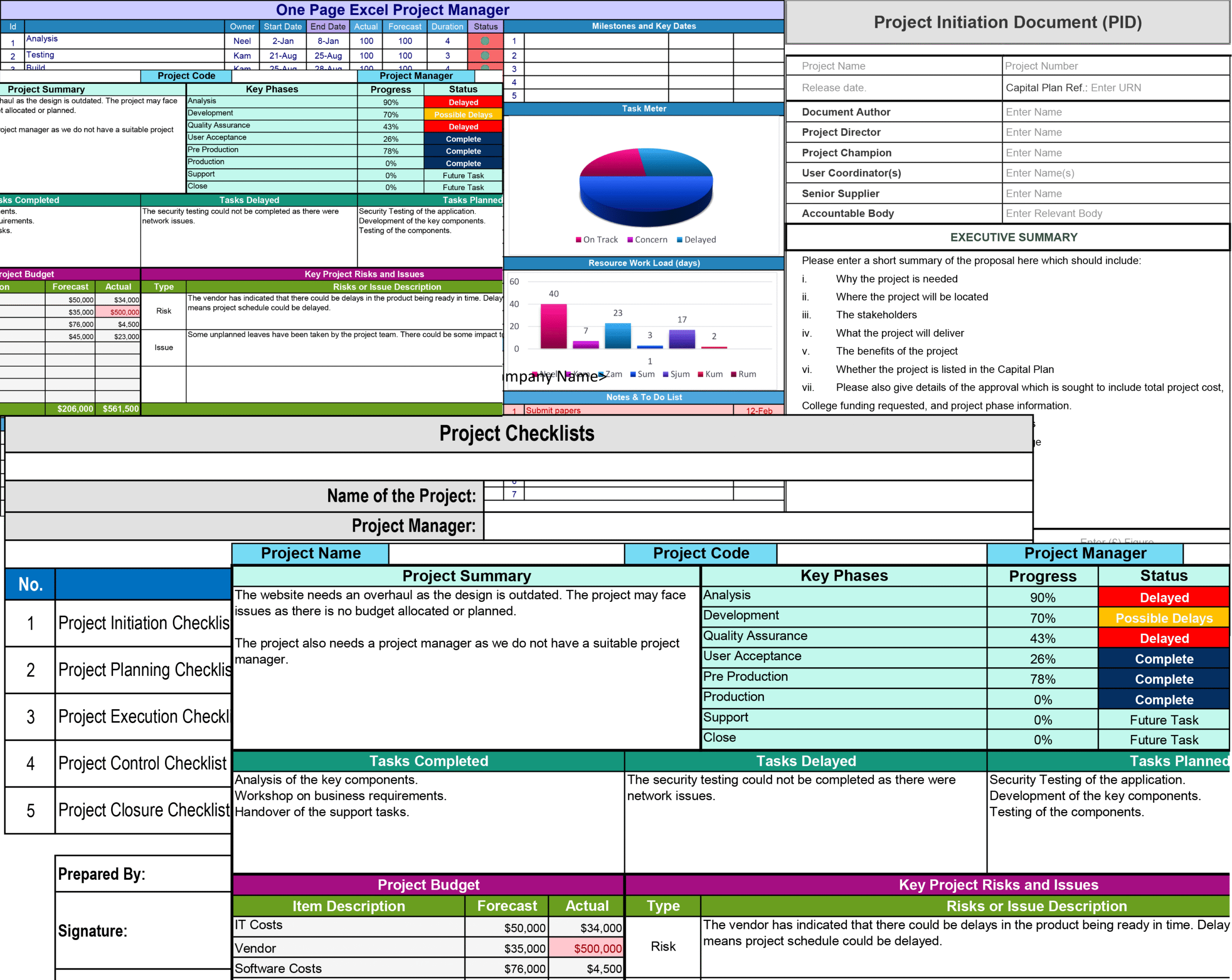project management templates bonus 1